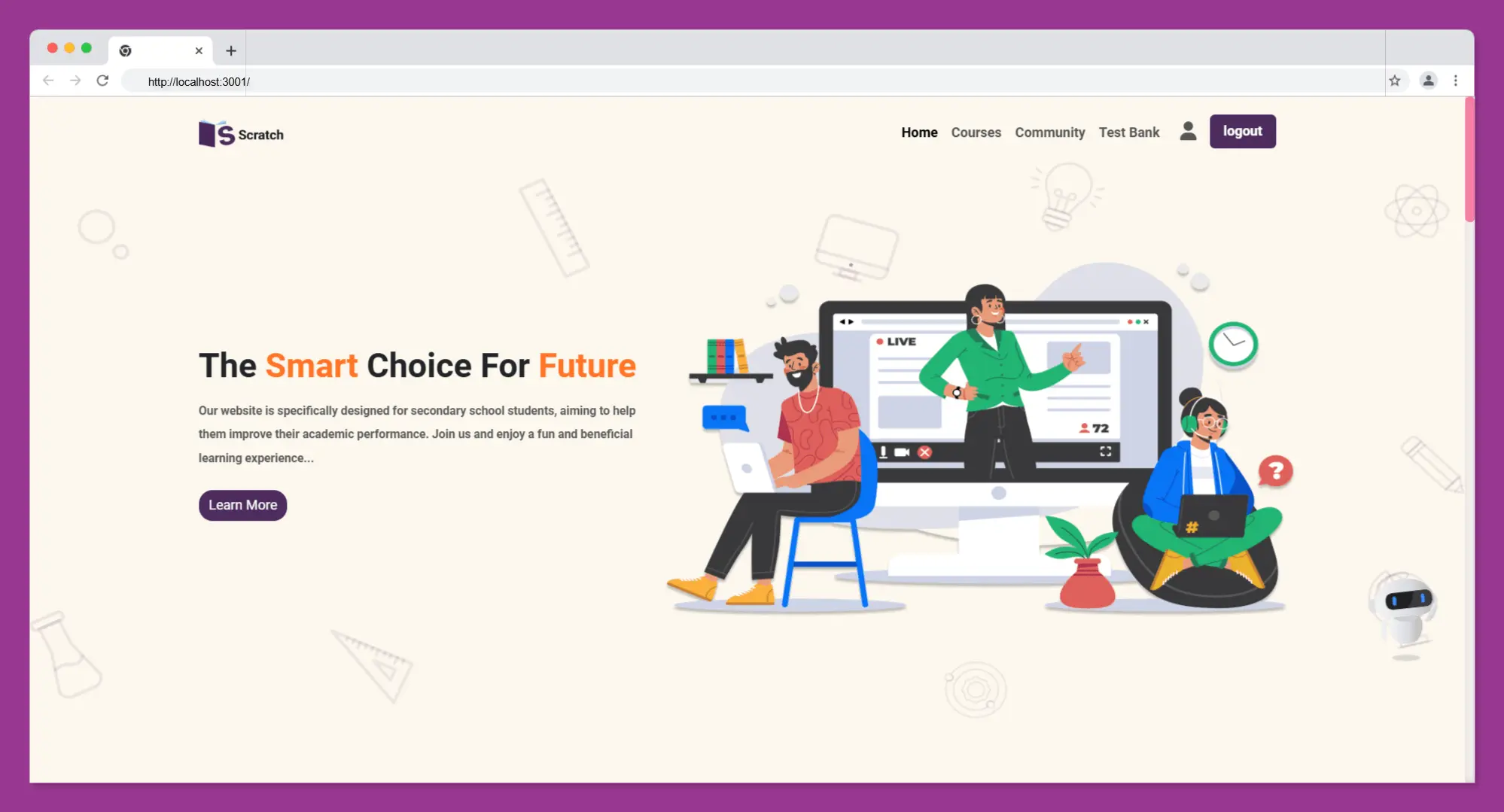 E-learning platform