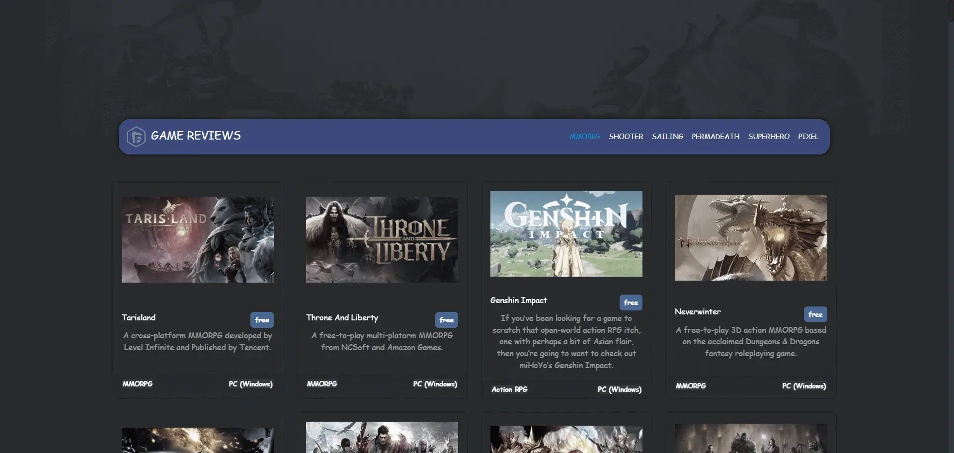 Gamers App