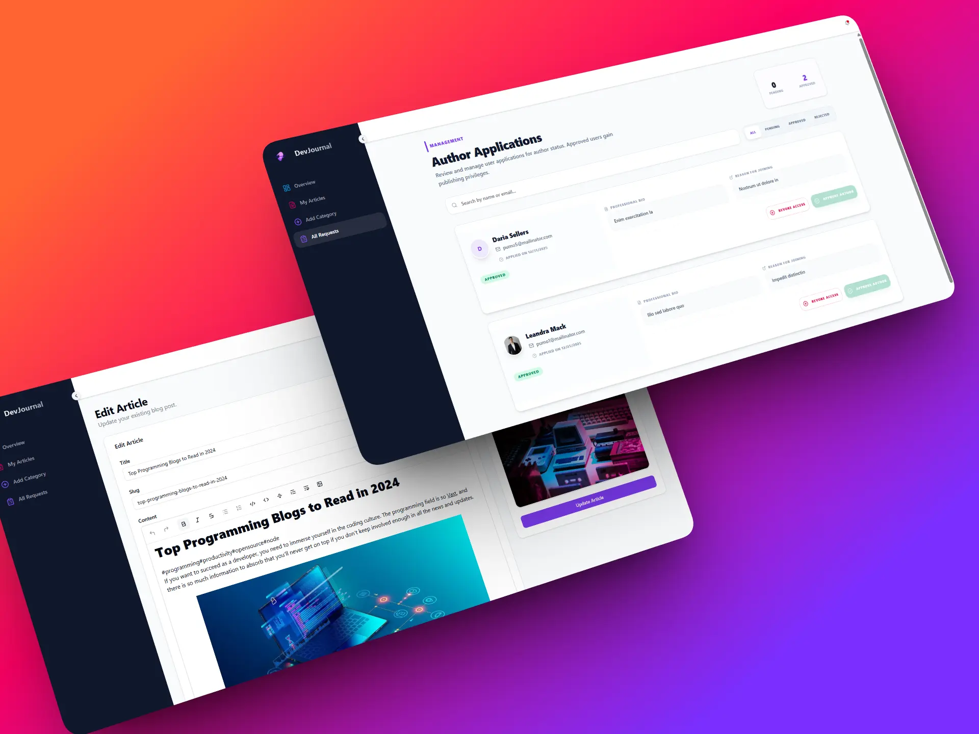 Full-Stack Blogs